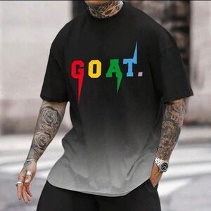 GOAT Black Graphic Tee - Short Sleeve